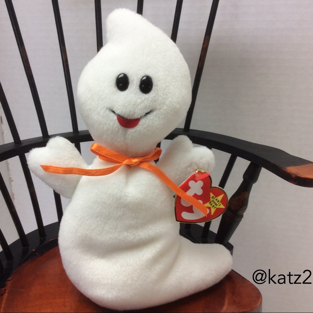 Ty Beanie Baby Retired Spooky the Ghost 1995